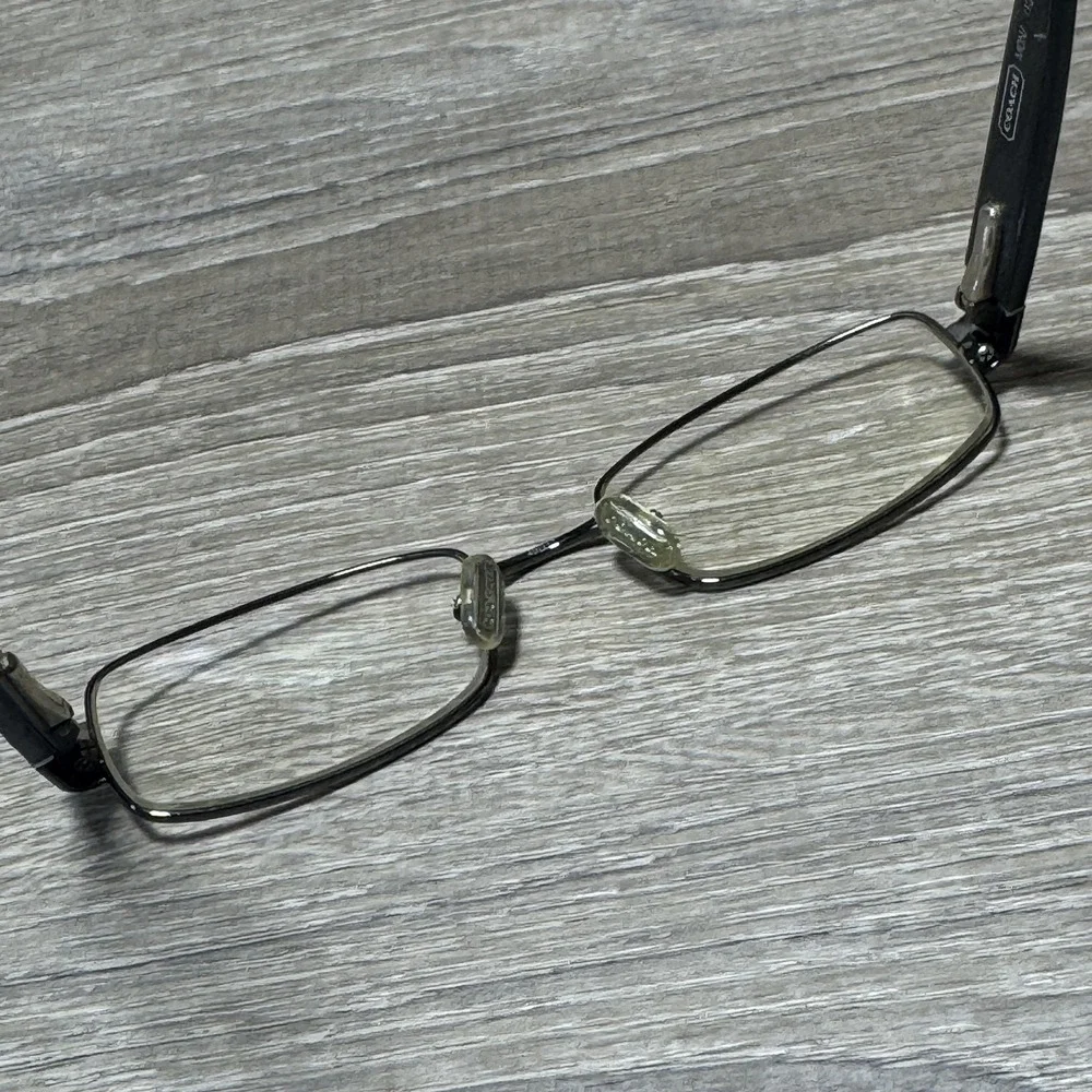 Coach 1098 Rectangular Eyeglasses Women 49mm Metal Plastic Frame Optical Glasses